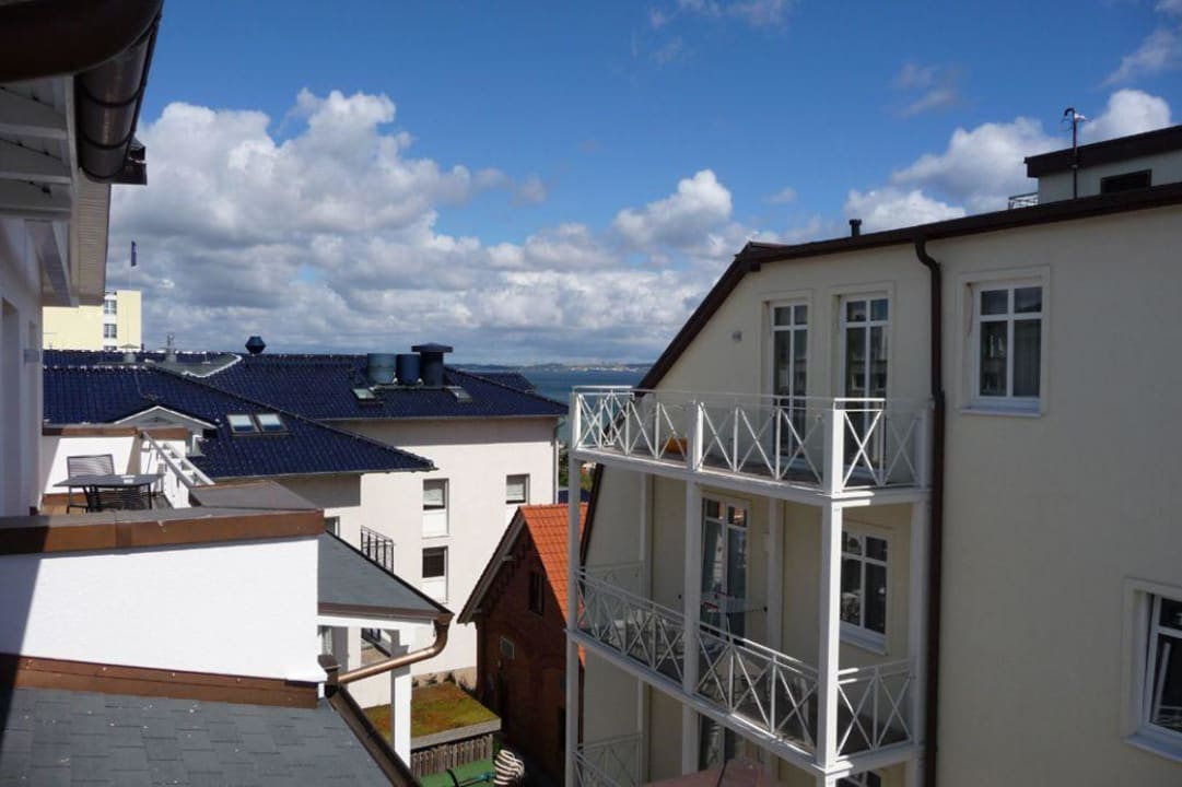 Ausblick nach Westen Nymphe Strandhotel & Apartments
