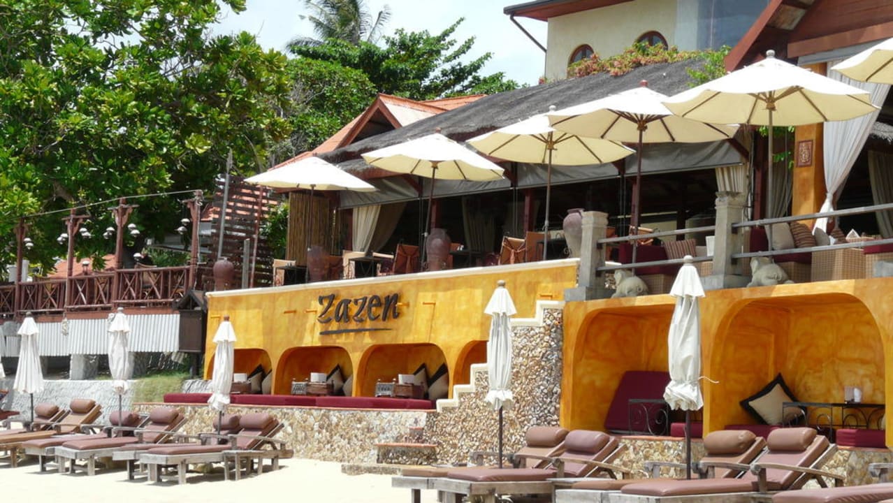 Vom Strand aus Zazen Boutique Resort & Spa