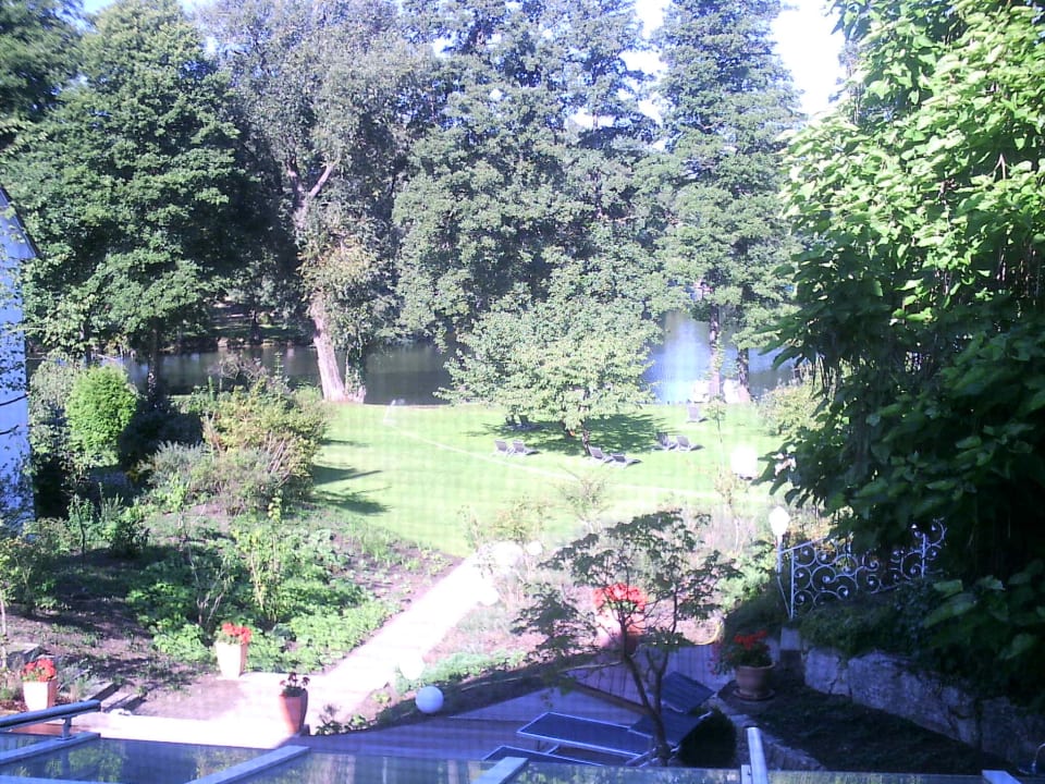 Ausblick von Zimmer 107 Residenz Seehotel Berlin Brandenburg