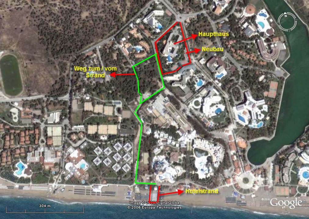 Lage des Hotels Asteria Collection Side
