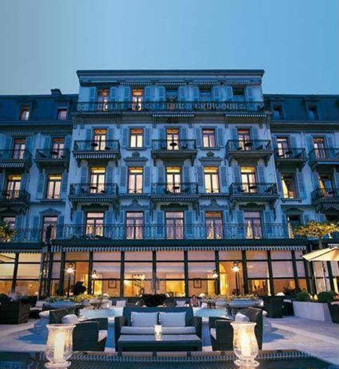 Hotel von vorne Hotel Des Trois Couronnes