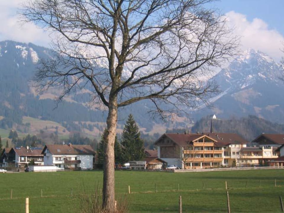 Haus mit Bergblick Allgäu Ferienwohnungen Busch-Seitz