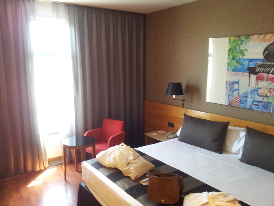 Doppelzimmer mit Stadtblick Hotel Catalonia Barcelona Plaza