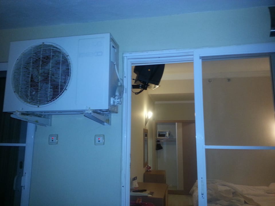 Eingang war gleichzeitig Balkontür Seher Kumköy Star Resort & Spa