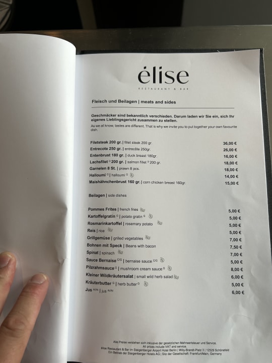 Gastro Steigenberger Airport Hotel Berlin