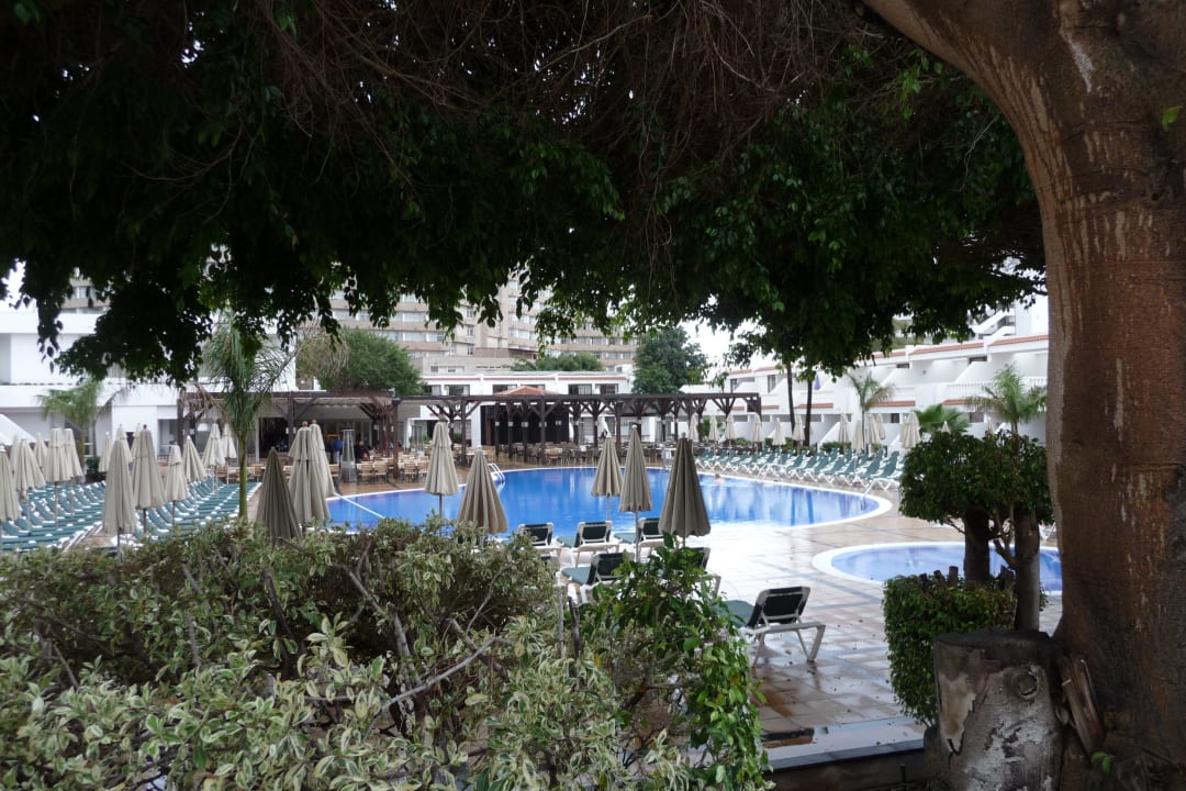 Blick vom Zimmer allsun Hotel Los Hibiscos