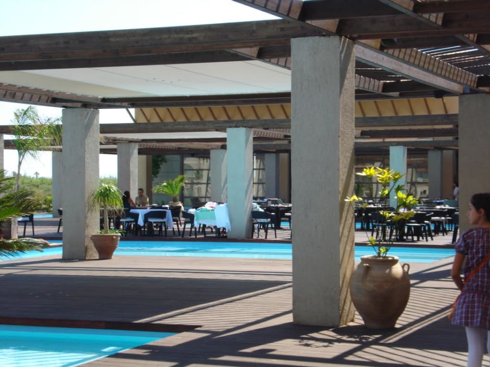 Außenterrasse Hauptrestaurant Astir Odysseus Kos Resort & Spa