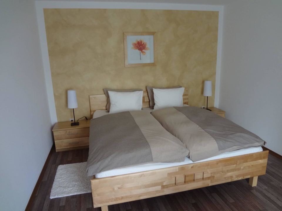 Gemütliches Schlafzimmer Ferienwohnung Grüsser