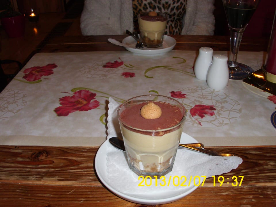Ein Dessert ( Tiramisu ) Kurhotel Sassnitz
