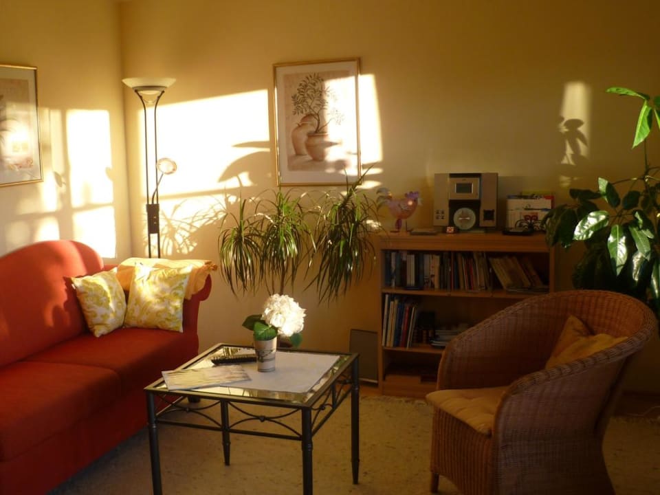 Wohnzimmer Ferienwohnung Herbst