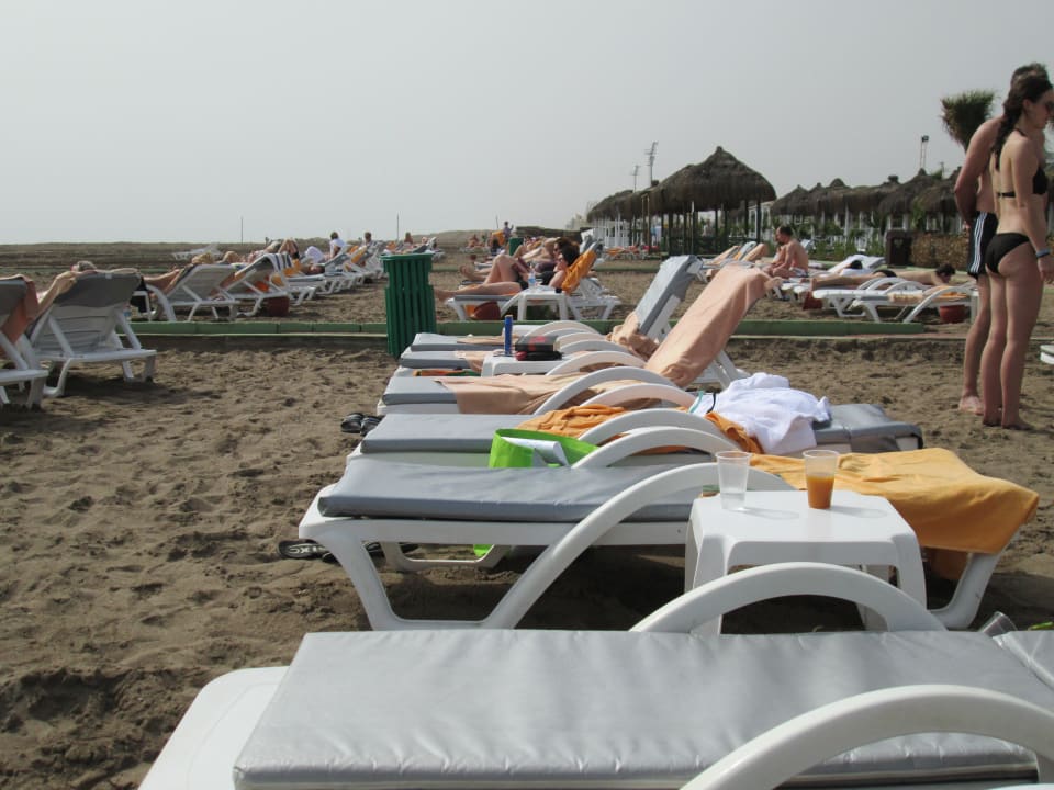 Liegen mit Auflagen Hotel Delphin Diva