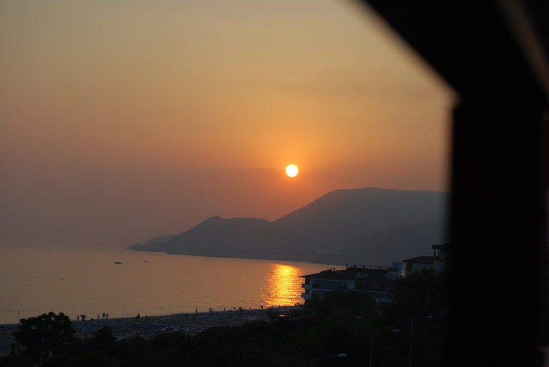 Blick vom Balkon des Restaurants Gardenia Hotel