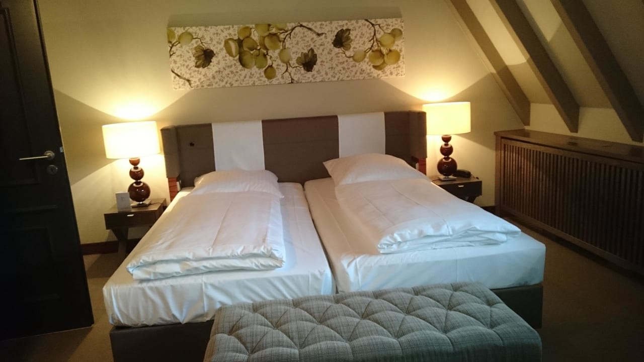 Bett in der Suite Hotel Ritter Durbach