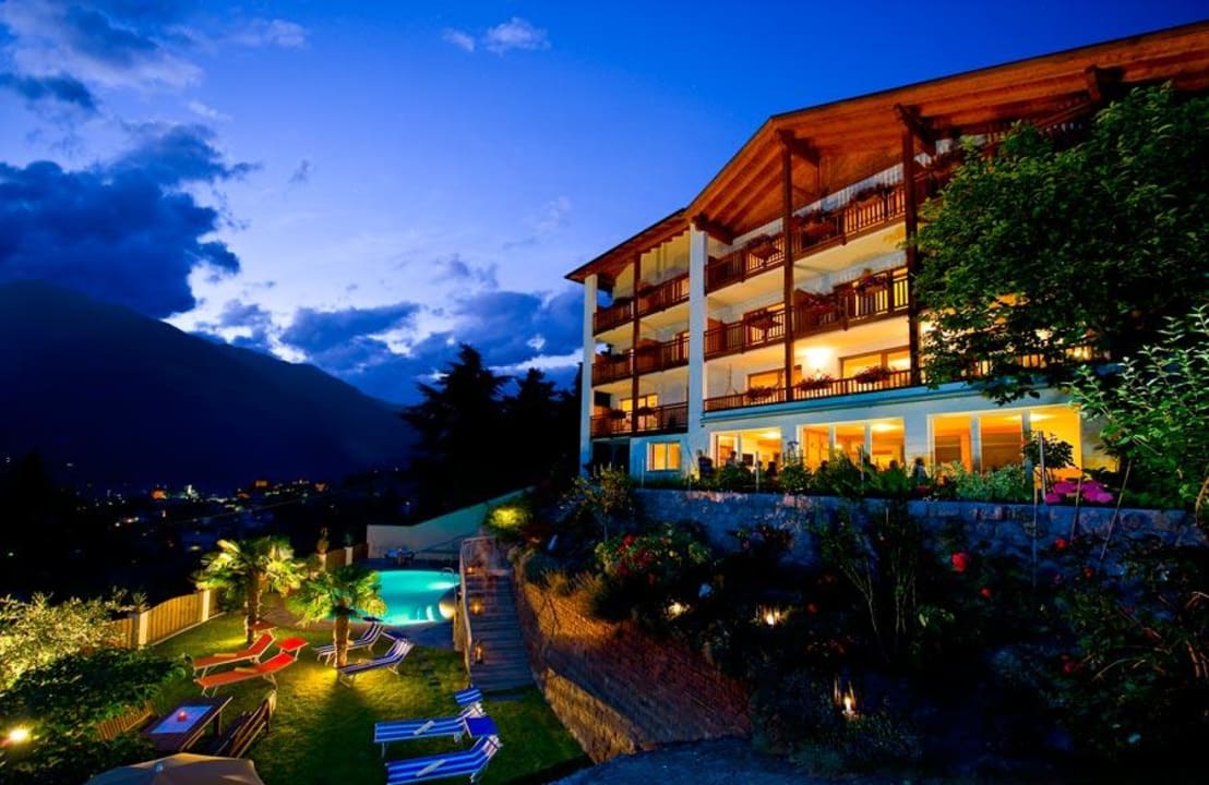 Abendstimmung Hotel Garni Ehrenfels