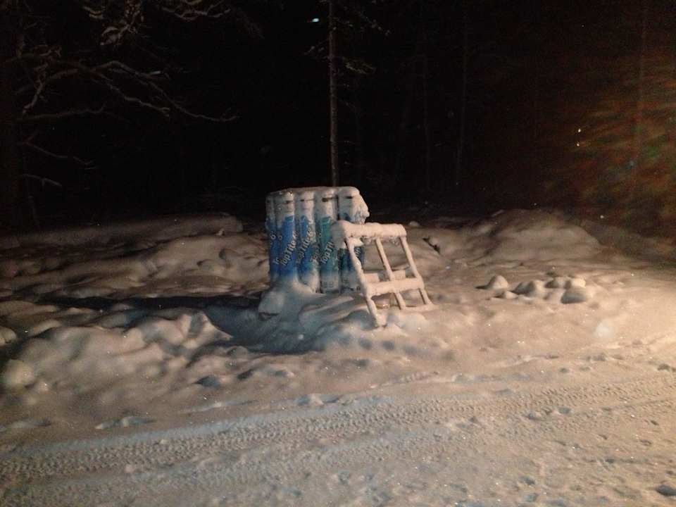 W grudniu 2012 wciąż trwała budowa Hotel Igloo Village Kakslauttanen