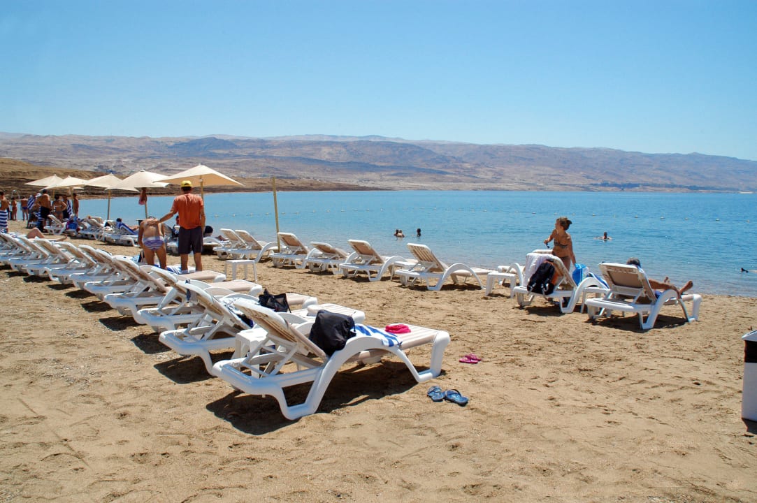Our private sandy beach facility Ramada Resort Dead Sea