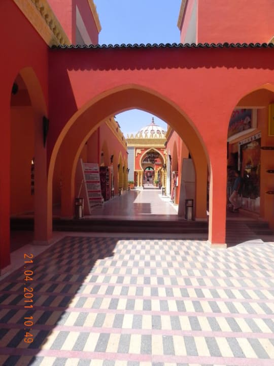 Einkaufsstraße Pickalbatros Alf Leila Wa Leila Resort - Neverland Hurghada