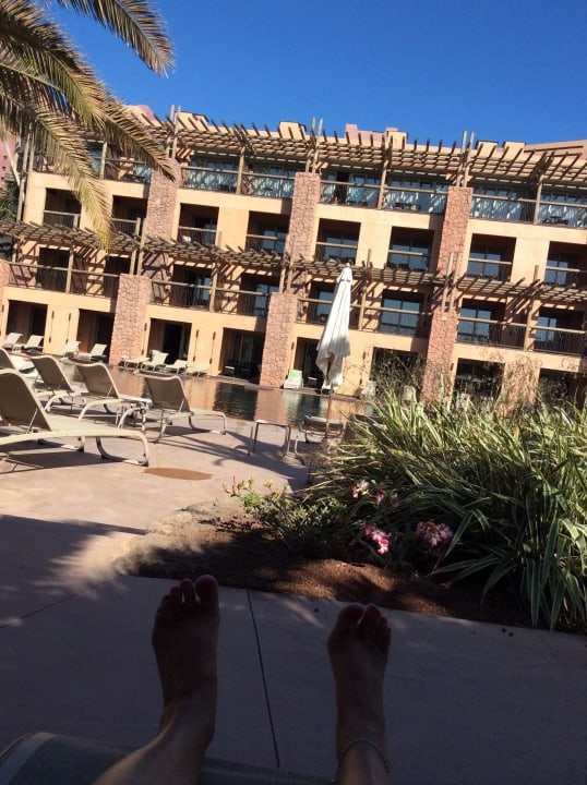 Zimmer von unten Lopesan Baobab Resort