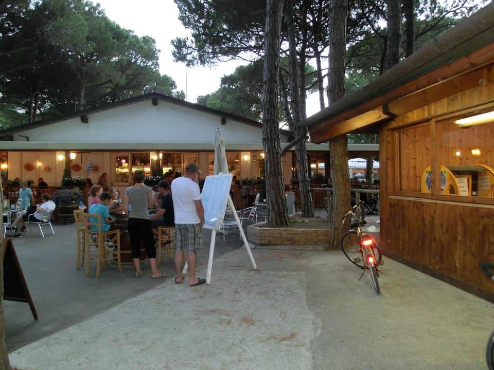 Restaurant/Disco-Eingang Camping Laguna Village