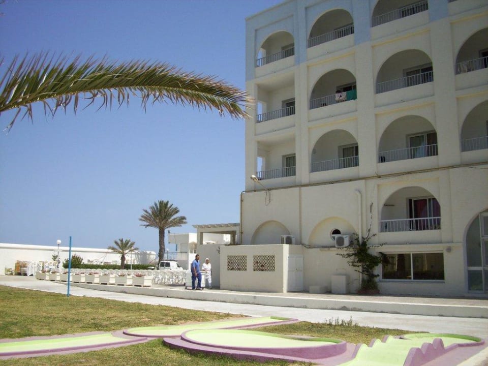 Blick aus unserem Bungalow El Mehdi Beach Resort