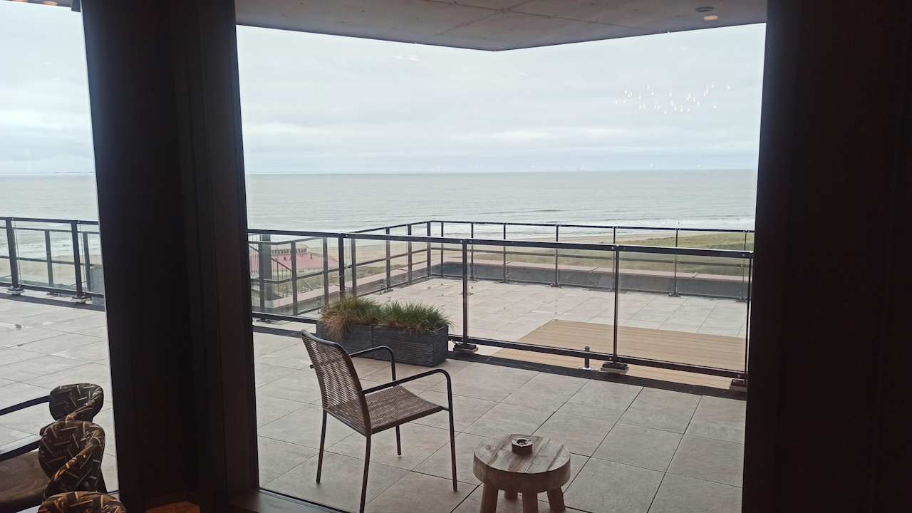 Ausblick Strandhotel Het Hoge Duin