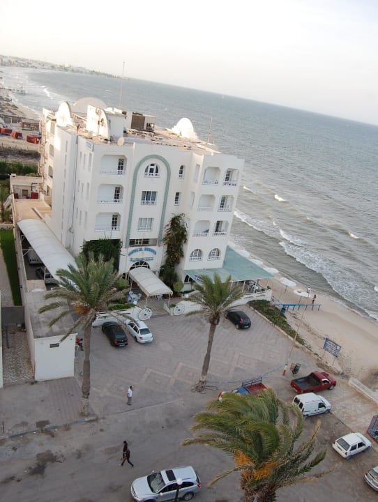 Hotel und Strand von oben Hotel El Menchia