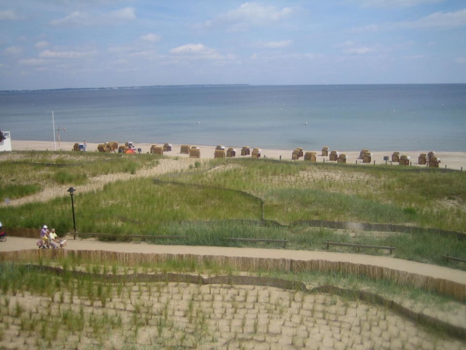 Blick zum Strand vom Hotelzimmer Hotel Gran Belveder