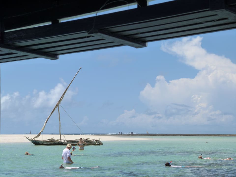 Schnorcheln auf der Sandbank Hotel Papillon Lagoon Reef