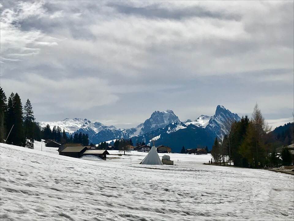 Ausblick Golfhotel Les Hauts de Gstaad