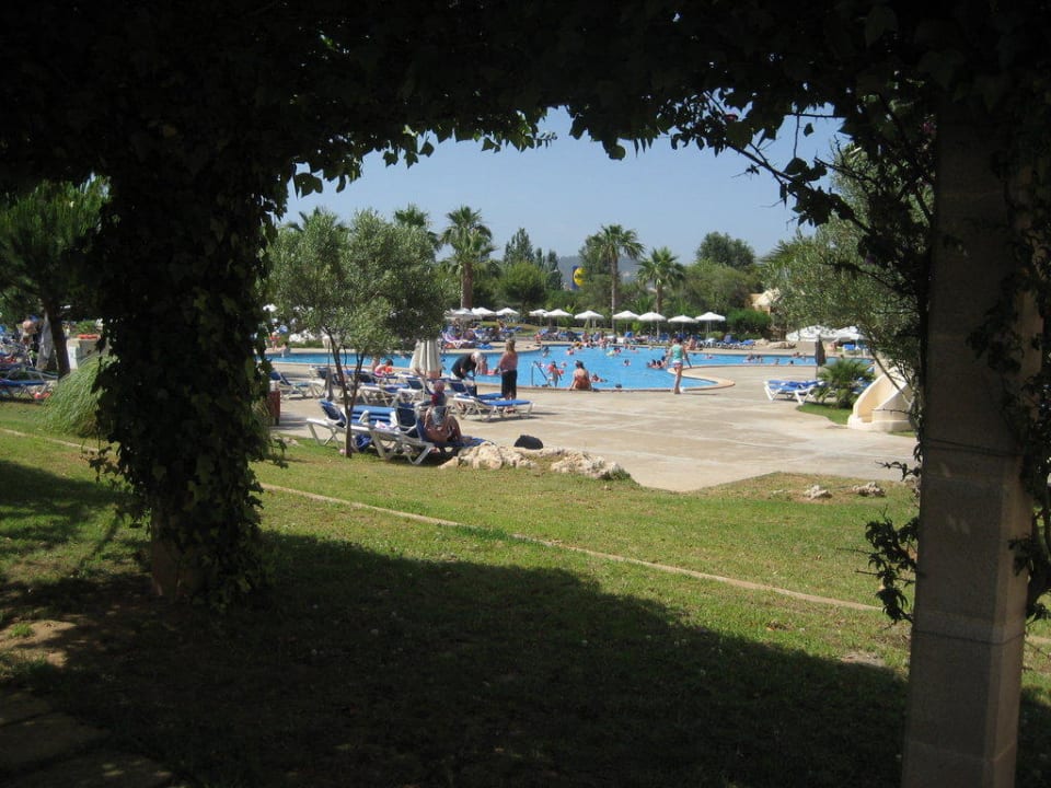 Blick zum Pool Garbí Cala Millor