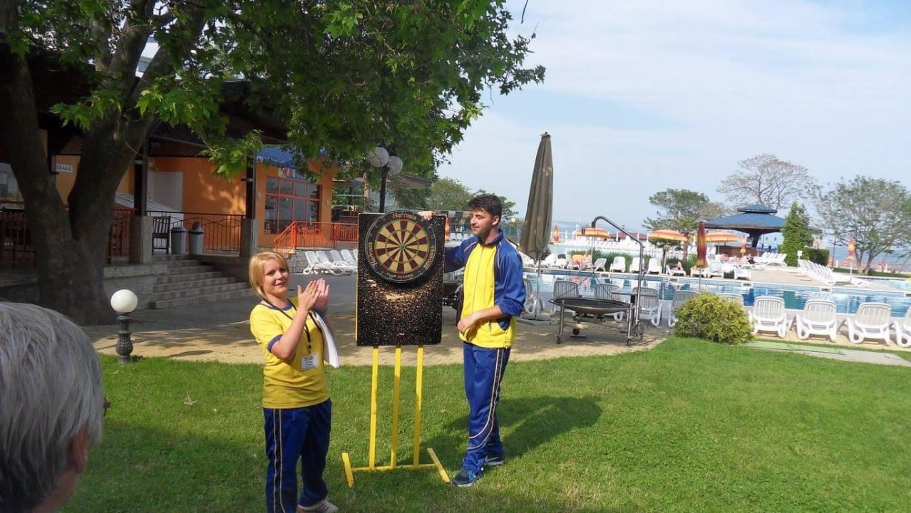 Beim Dartspiel Kaliakra Beach