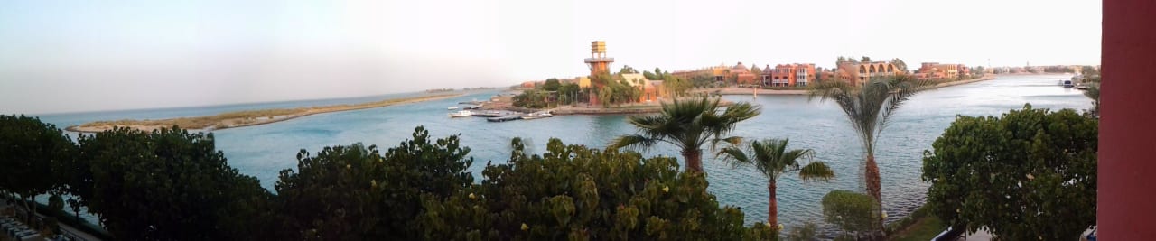 Blick vom Balkon Hotel Three Corners Ocean View prestige - Adults only