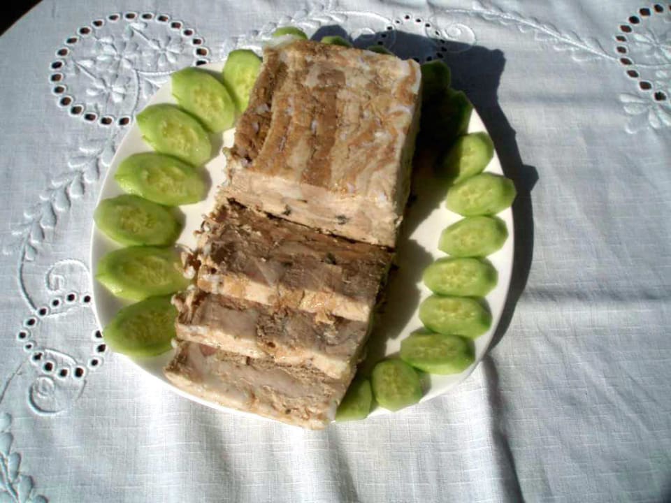 Greek breakfast ham and herbs, local receipe Scorpios Hotel & Suites