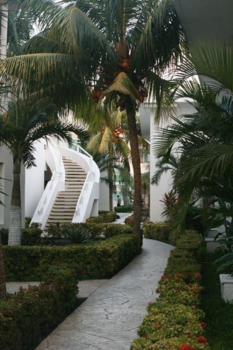 Gartenanlage im Innenhof Hotel Los Cocos