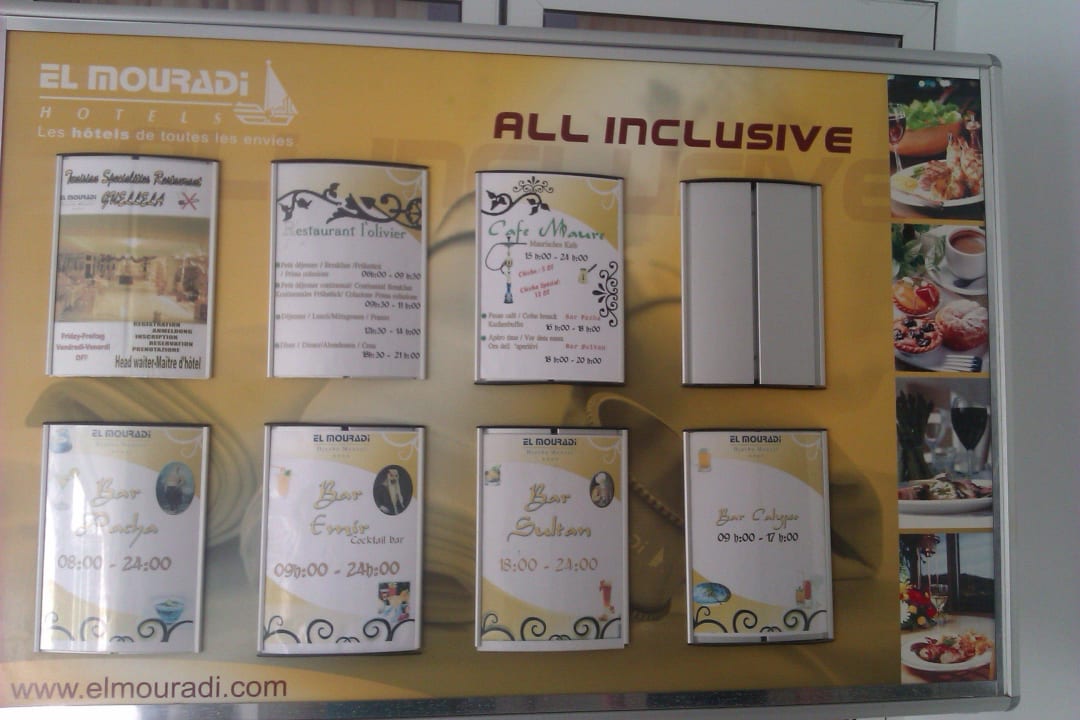 Restaurants und Bars im Überblick Hotel El Mouradi Djerba Menzel