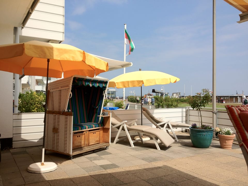 Terrasse Haus am Meer