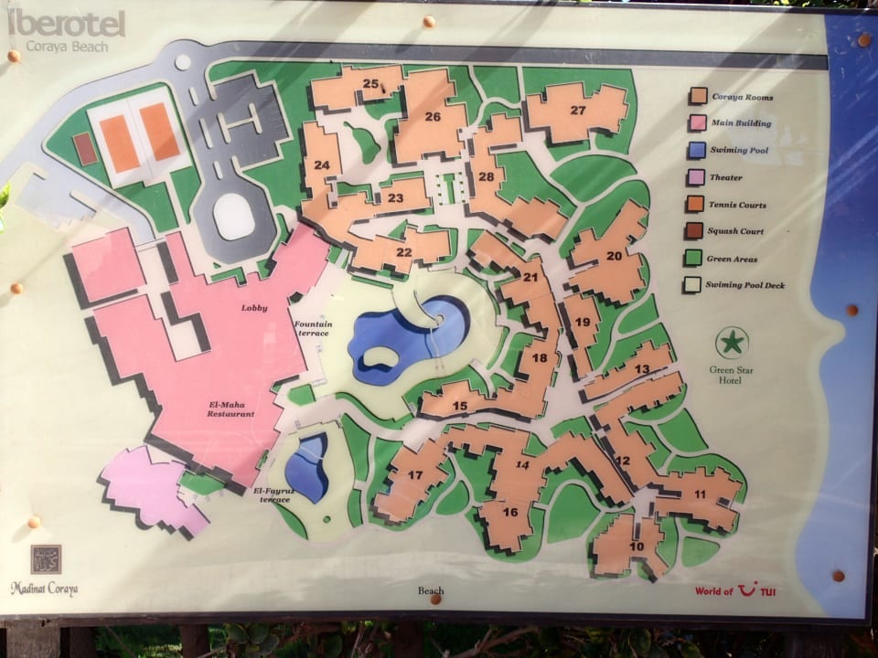 Die Hotelanlage: Übersicht Steigenberger Coraya Beach - Adults only