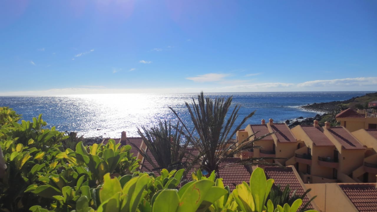 Ausblick vom Dachpool Richtung Westen Hotel Playa Calera