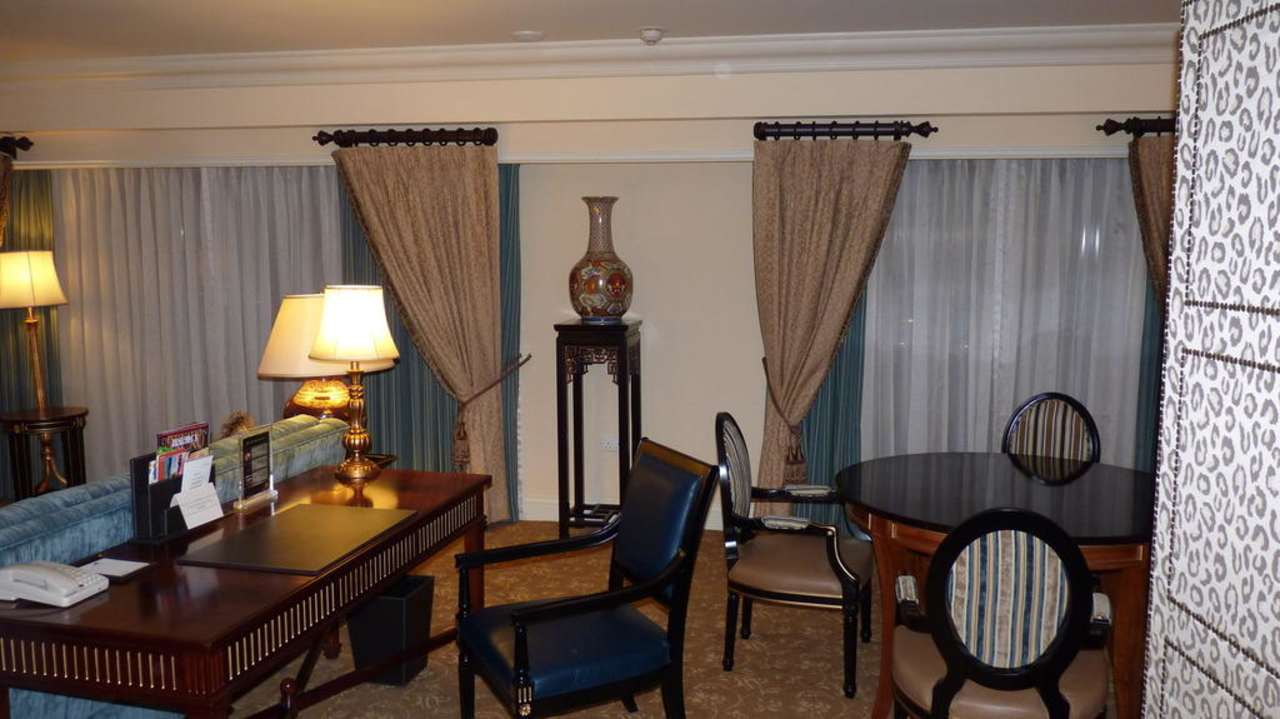 Der Wohnbereich in der Rialot Suite The Venetian Macao Resort & Casino