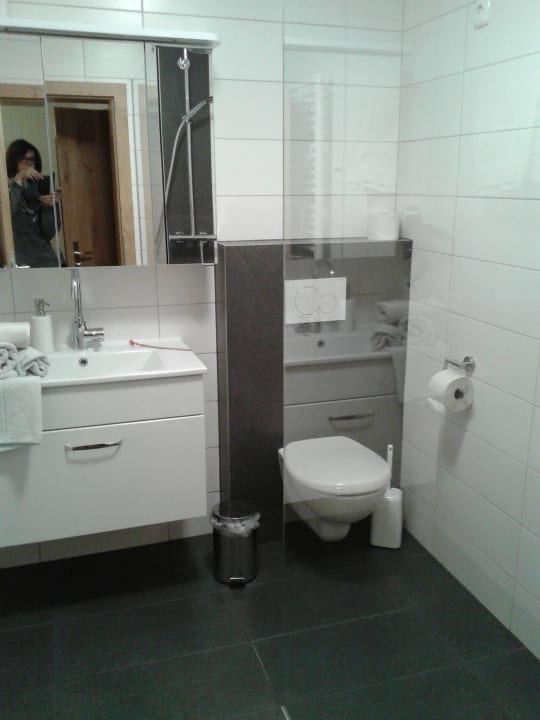 Dusche/WC Apartment Panoramblick Pension Hattenhof