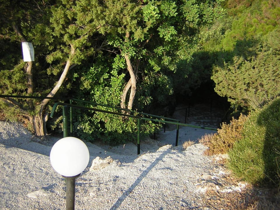 Weg zum Strand Rodos Princess Beach Hotel & Spa