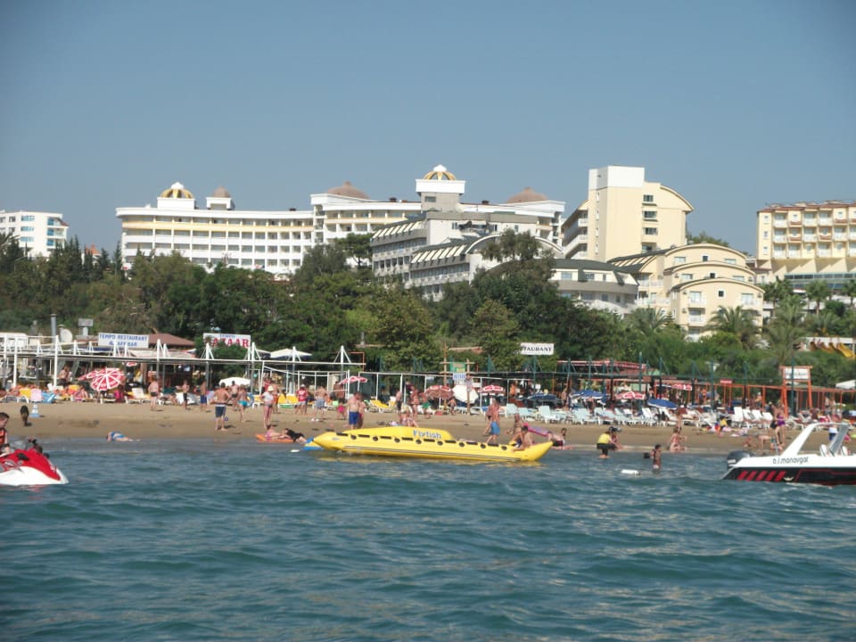 Blick vom Boot aus Side Alegria Hotel & Spa - Adults only +16