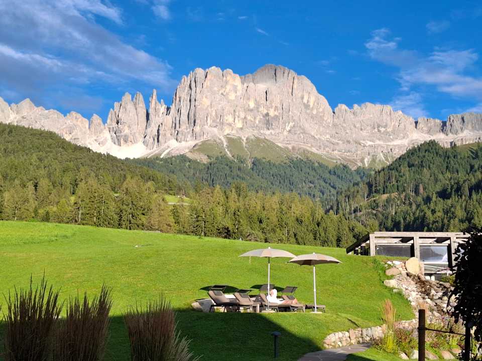 Ausblick Cyprianerhof Dolomit Resort