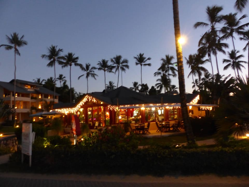 Blick auf das Restaurant Hotel Alisei