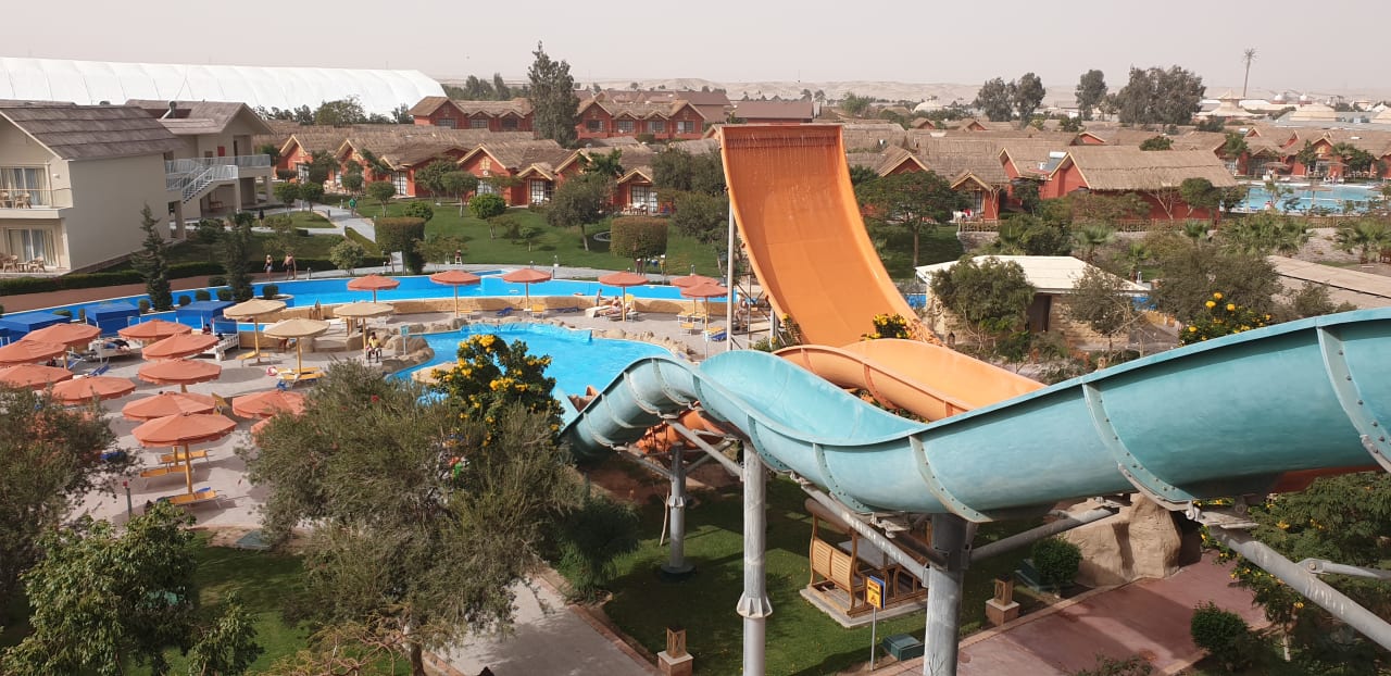 Ausblick Pickalbatros Jungle Aqua Park Resort - Neverland Hurghada