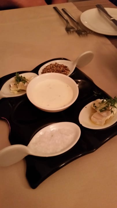 Gruß aus der Küche! Lecker!! RheinHotel ARTE