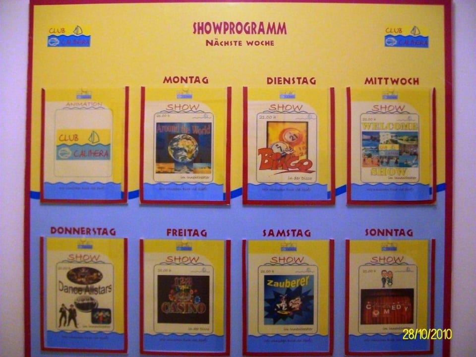 Showprogramm Calimera Yati Beach