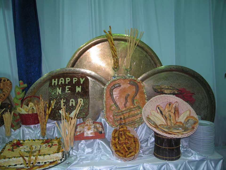 Silvesterbuffet Pickalbatros Alf Leila Wa Leila Resort - Neverland Hurghada