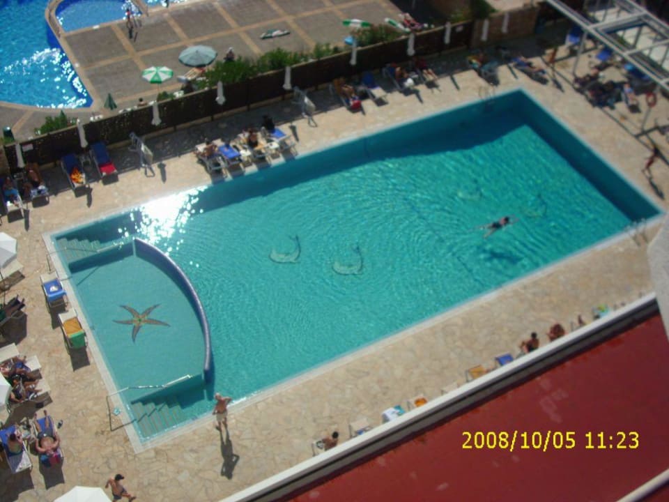Pool vom Balkon aus Hotel HM Gran Fiesta