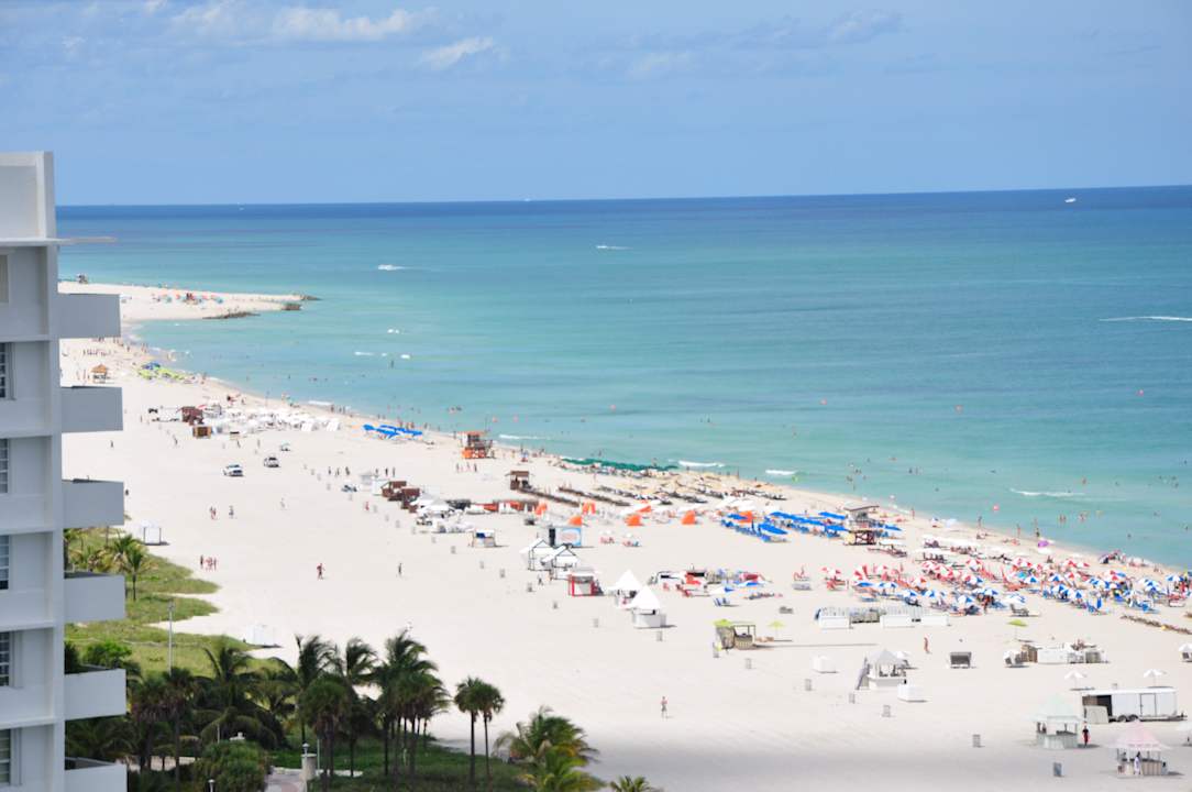 Wspanialy widok na south beach Hotel Loews Miami Beach